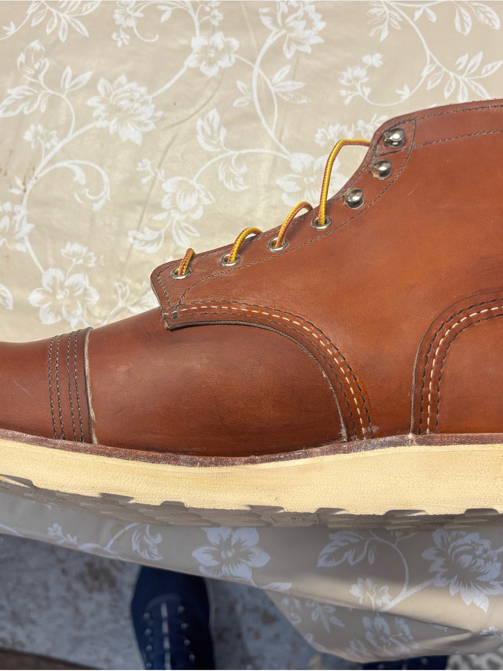 Red Wing Boot Style 8089 Traction Tred 6” Oro Legacy Iron Ranger Size 13D - Picture 6 of 11